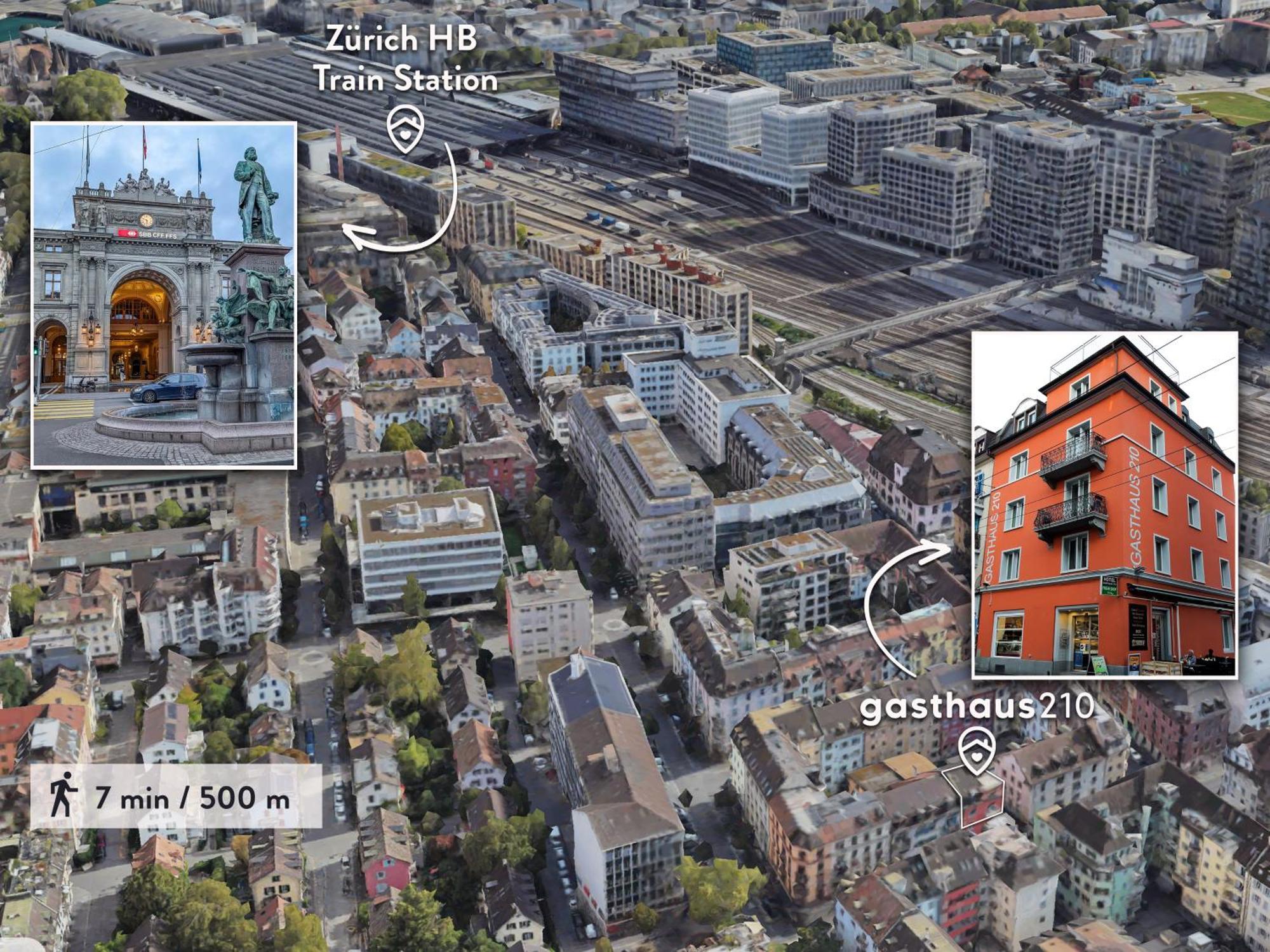 Gasthaus 210 Zürich Buitenkant foto